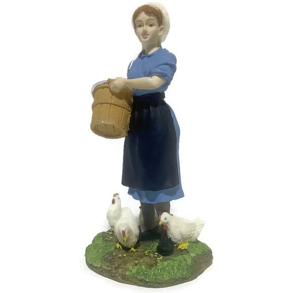 Amish Country Figurine #609 Feeding Time 5.5 Inches Tall New IOB - Picture 10 of 13